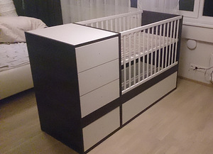 Lastevoodi koos hoiustamiskappidega (2 foto / 5)