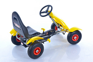 Velokart (Velomobile) Go-Kart F618 Yellow (4-10 years) (2 foto / 9)