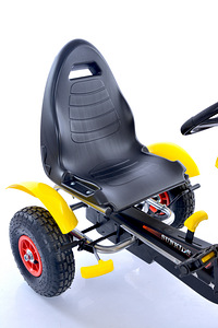Velokart (Velomobile) Go-Kart F618 Yellow (4-10 years) (3 foto / 9)