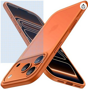 Silikoon õmbris Apple iPhone 17 Pro (ORANŽ) (2 foto / 3)