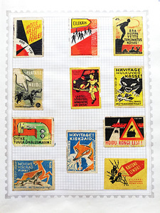 Tikutoosi etiketid 1965-1975. Kokku 5 albumit (5 foto / 10)