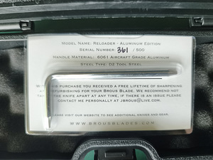 Müüa nuga Brous Blades Reloader (5 foto / 5)