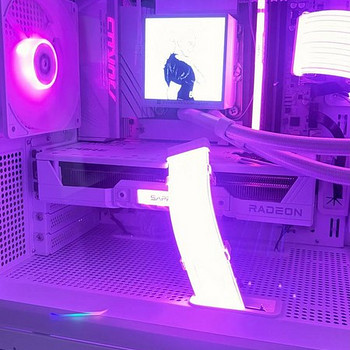 Valge mänguarvuti-akvaarium / i5-14600KF / RX 9060 XT 16GB