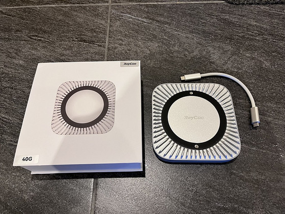 Mac Mini M4 dock usb pesade ja NVME ssd kõvaketta lisamise v