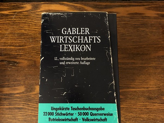 Экономический лексикон Габлера, DE