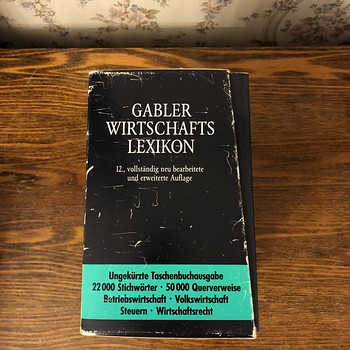 Экономический лексикон Габлера, DE