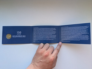2€ Mündikaart Eesti Kirjameeste Selts 150 (4 foto / 4)