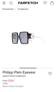 Philipp Plein woman sunglasses! (1 foto / 7)