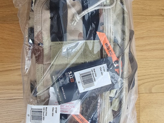 Sling-kott 5.11 RUSH MOAB 3 Print - Desert BDU