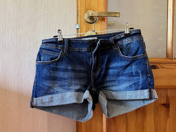 Женские синие шорты The denim project, размер 36.