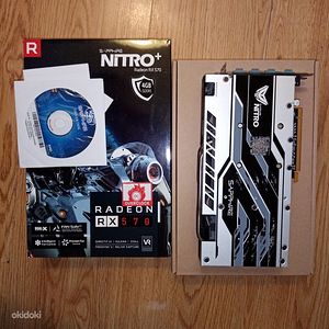 Sapphire Nitro+ Radeon RX 570 4GB GDDR5 (1 valokuva sivusta 3)