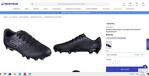 UUED! Football boots Skechers Razor 1.5 Academy FG 39 (24.5) (6 foto / 6)