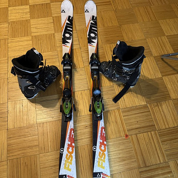 Горные лыжи Fisher motion+ ботинки Salomon xpro100