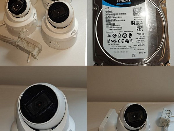 Dahua videovalve komplekt – 4 MP IP kaamerad motoriseeritud
