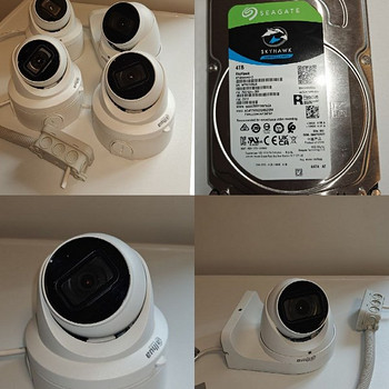 Комплект видеонаблюдения Dahua – 4 IP-камеры 4 МП