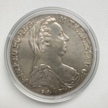 833 hõbe Austria Maria Theresa taaler, restrike