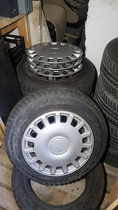 Müüa BMW E46 originaal plekkveljed 5x120 R15 MS rehvidega (2 foto / 7)