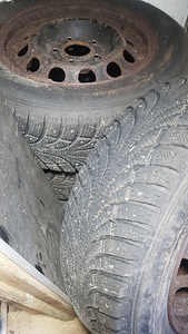 Müüa BMW E46 originaal plekkveljed 5x120 R15 MS rehvidega (6 foto / 7)