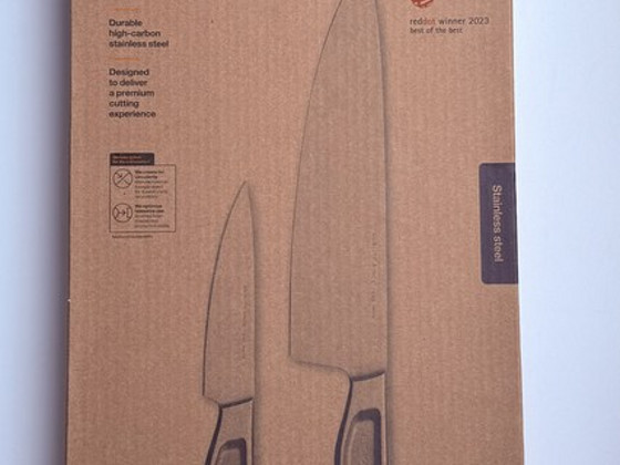 Fiskars All Steel Paring + Large Cook's Knife