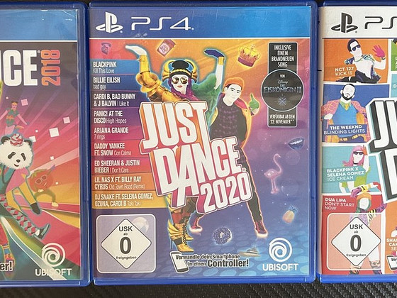 Just Dance 2018, 2020, 2021 Edition, PS4,5
