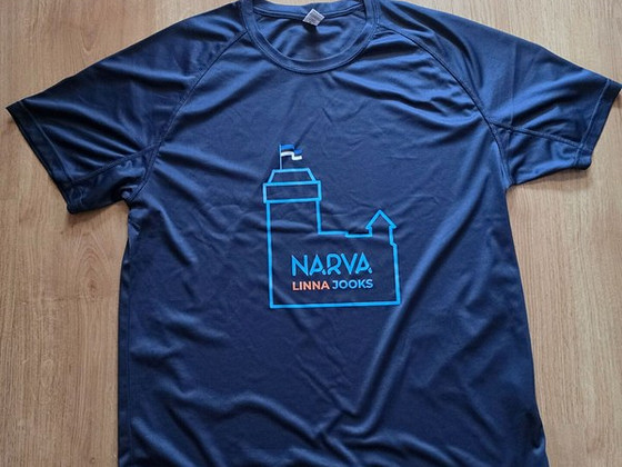 T-särk Narva Linna Jooks XXL,uus.