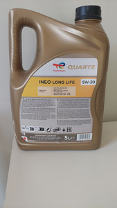 Моторное масло Total Ineo LongLife 5w30 (2 фото из 2)