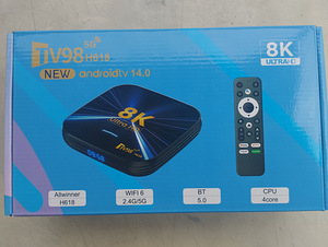 TV Box TV98 H618 4GB/64GB 8K dual WiFi6 Android-14 (2 լուսանկար / 2)