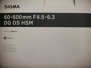 Sigma 60-600mm F4.5-6.3 DG OS HSM Sports (canon) (6 фото из 7)