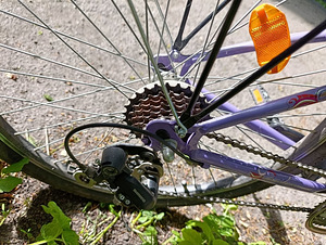 Женский городской велосипед 24" Shimano (4 фото из 5)
