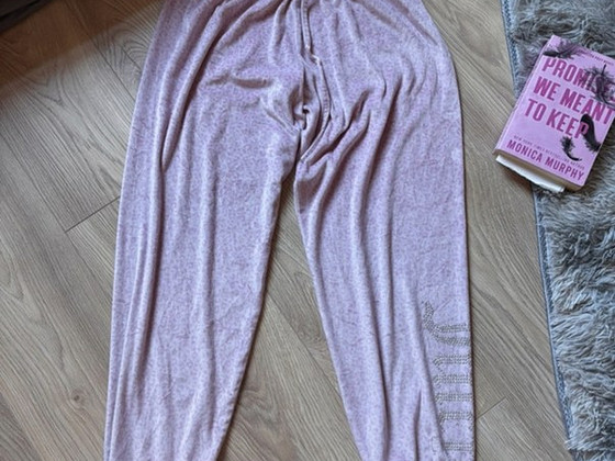 Juicy Couture Diamanté Velour Cuffed Joggers