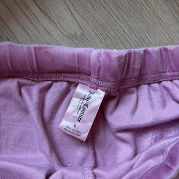 Иконические велюровые джоггеры Juicy Couture с логотипом из страз на задней част...