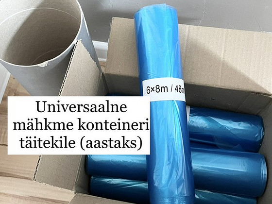 Universaalne mähkmekonteineri täitekile aastaks +kast