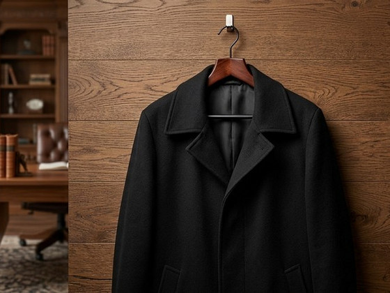 Meeste poolmantel Berton Premium Cashmere & Wool