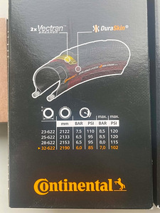 Continental rehvid + sisekummid.UUS! Avamata tootja pakend. (2 foto / 9)