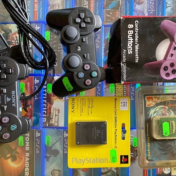 Джойстики PS1, PS2, PS3, карта памяти, адаптер