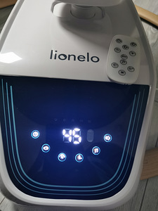 Lionelo Olivia Beige Natural — beebi lamamis ja kiikumistool (7 foto / 8)