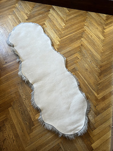 Suur kunstkarusnahast vaip hall 180cm (2 foto / 5)