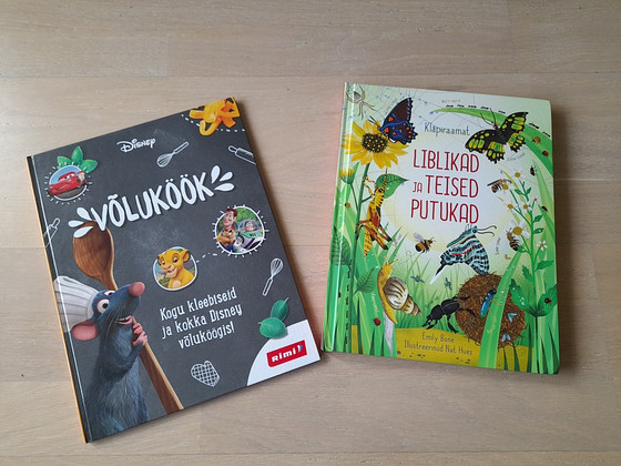 Книжка с клапанами "Бабочки и другие насекомые" + наклейки Rimi (несколько накле...