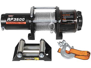 Лебедка 12V 1589kg тросовая 12.8мx5.56мм IronX (1 фото из 6)