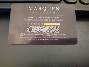 Kinkekaart Marquen eyewear (2 foto / 2)