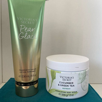 Victoria's Secret Pear Glacé ja Cucumber Green Tea komplekt