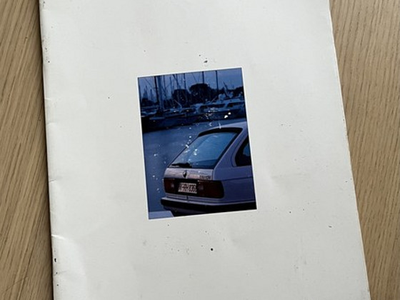 BMW e30 touring brošüür