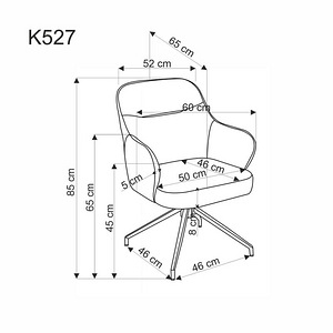 Pöörlev tool K527 pruun/beež (9 foto / 9)