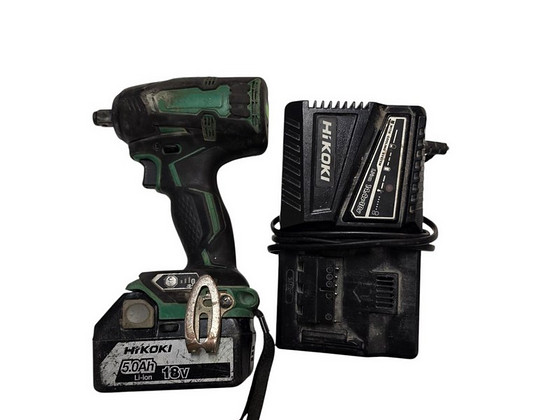 Гайковерт Hikoki WR18DBDL2 + ак 5,0Ач + зарядка