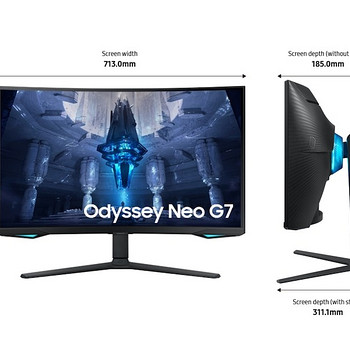 Samsung Odyssey Neo G7 32" 4K165Hz garantii kuni 09.2026