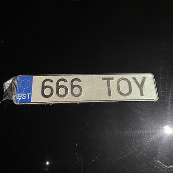 Автомобильный регистрационный знак 666TOY