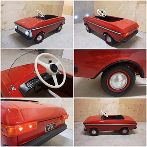 Moskvich plekist laste pedaalauto AZLK 1992 - taastatud (4 foto / 8)