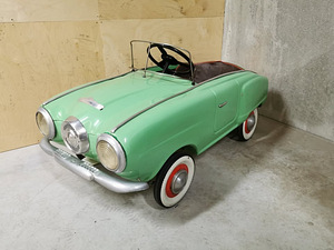 Moskvich Studebaker vana plekist pedaalauto (2 foto / 7)