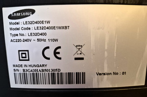Телевизор Samsung LE32D400E1W (3 фото из 4)