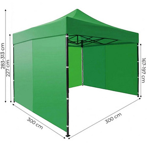 PopUp telk/aiapaviljon 3x3m,+4 seina.roh.ja sin. (2 foto / 5)